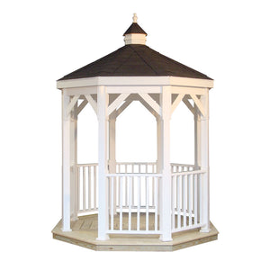 Gazebo In A Box - White Vinyl 8 feet