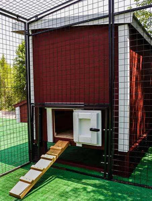 OverEZ Walk-In 8' Chicken Run on Coop