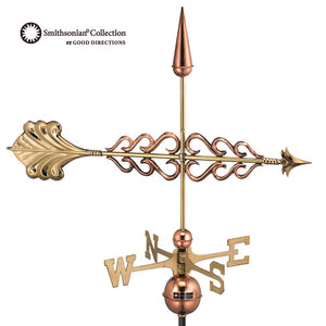 Smithsonian Arrow Weathervane - Pure Copper