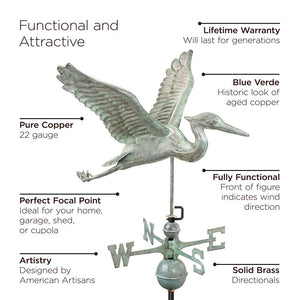 Blue Heron Weathervane