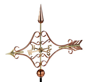 Victorian Arrow Weathervane - Pure Copper