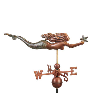 Mermaid with Starfish Weathervane