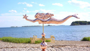 Mermaid with Starfish Weathervane