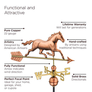 Trotting Horse Weathervane