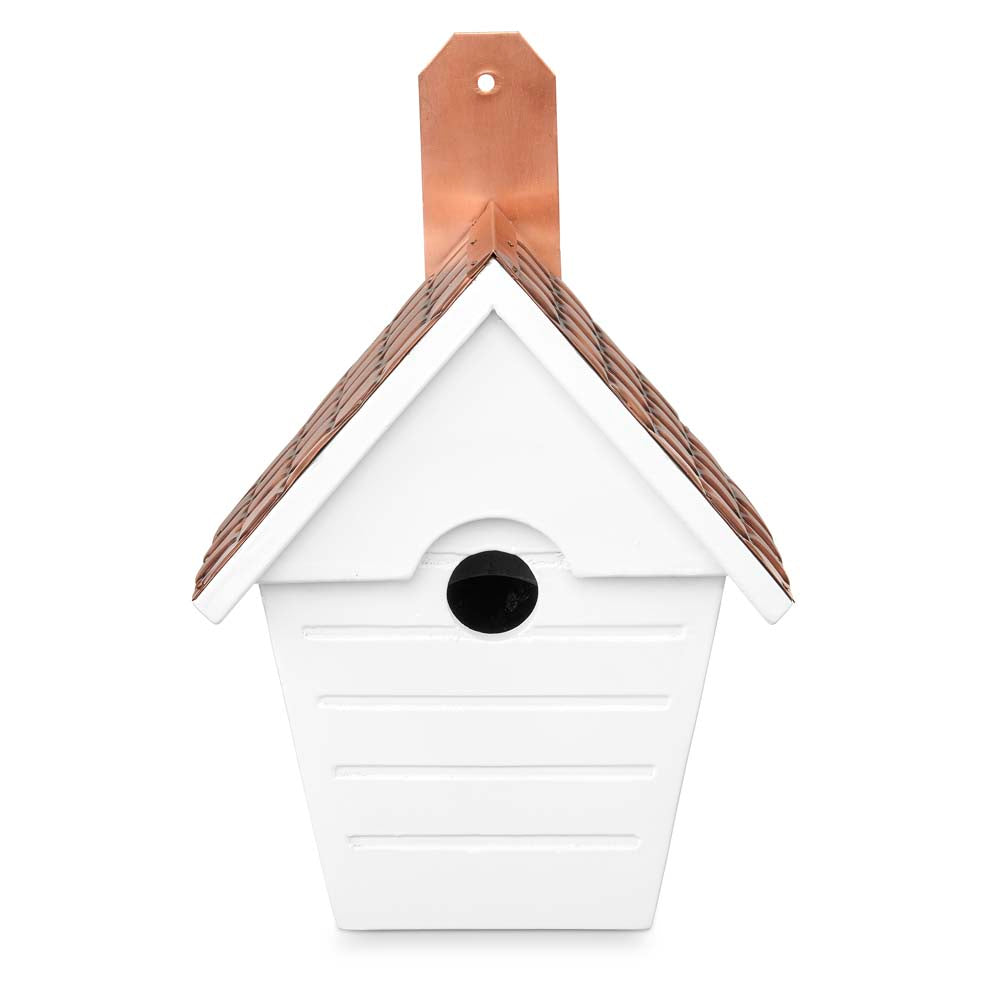 Classic Cottage Bird House - Copper Shingled Roof