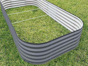 17" Tall 10 In 1 Modular Metal Raised Garden Bed Kit