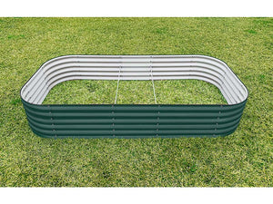 17" Tall 10 In 1 Modular Metal Raised Garden Bed Kit