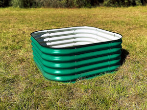 17" Tall 4 In 1 Modular Metal Raised Garden Bed Kit