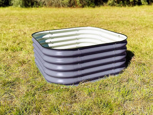 17" Tall 4 In 1 Modular Metal Raised Garden Bed Kit