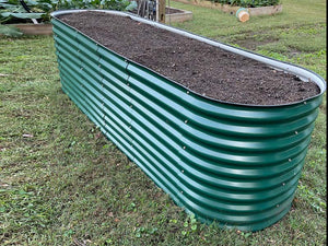 32" Extra Tall 10 In 1 Modular Metal Raised Garden Bed Kit