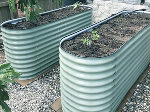 32" Extra Tall 6 In 1 Modular Metal Raised Garden Bed Kit