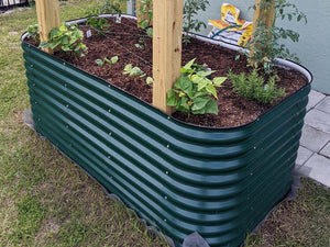 32" Extra Tall 9 In 1 Modular Metal Raised Garden Bed Kit