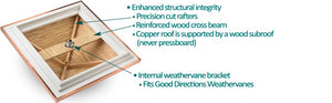 Westport Vinyl Cupola with Copper Roof