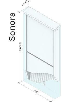 Sonora Single Chamber Bat House dimensions