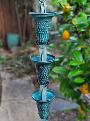 Flared Cups Rain Chain
