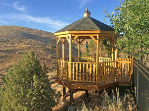 Gazebo In A Box - Wood on deck