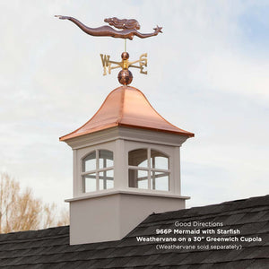 Greenwich Vinyl Cupola with Copper Roof