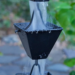 Medium Square Cups Rain Chain