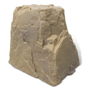 Extra Large High Profile Faux Rock Model 114 in Sandstone color