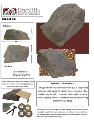 Model 121 spec sheet