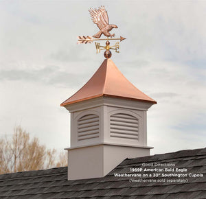 Southington Vinyl Cupola with Copper Roof