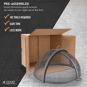 40" Extra Large Spark Screen with Lifter