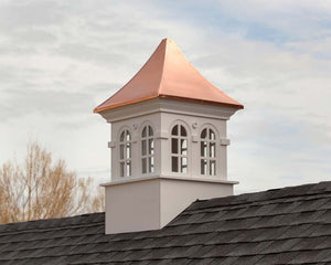 Smithsonian Stafford Vinyl Cupola with Copper Roof