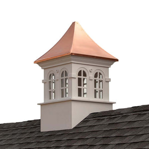 Smithsonian Stafford Vinyl Cupola with Copper Roof