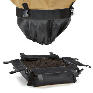 detached velcro bottom of Urban Worm Bag Version 2