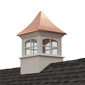 Westport Vinyl Cupola with Copper Roof