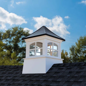 Windsor Vinyl Cupola with Black Aluminum Roof