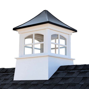 Windsor Vinyl Cupola with Black Aluminum Roof