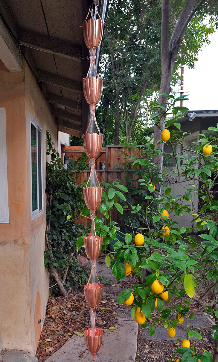 chains for hanging plants Kumo Rain Chain