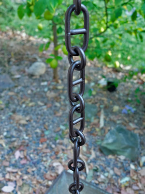 Anchor Link Rain Chain in Bronze