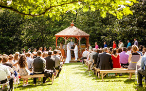 Gazebo In A Box - Wood at wedding venue