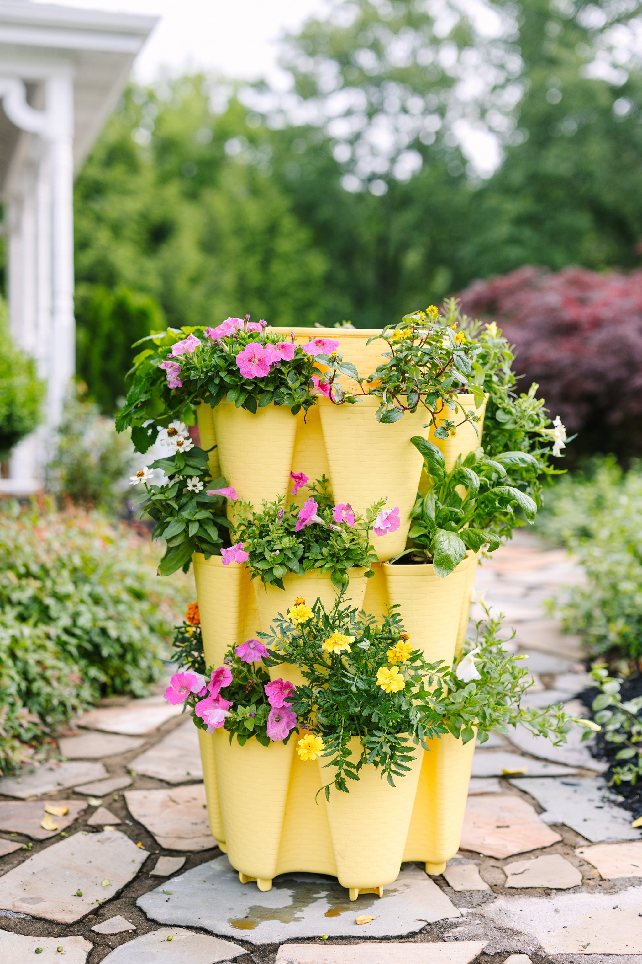 3 pot planter 3 Tier GreenStalk Garden Original Vertical Planter