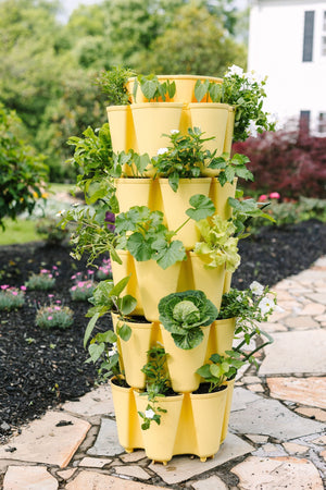 5 Tier GreenStalk Garden Original Vertical Planter - Basic Texture