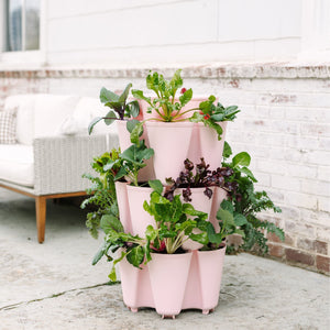 3 Tier GreenStalk Original Vertical Planter | Cherry Blossom (Basic Texture) 