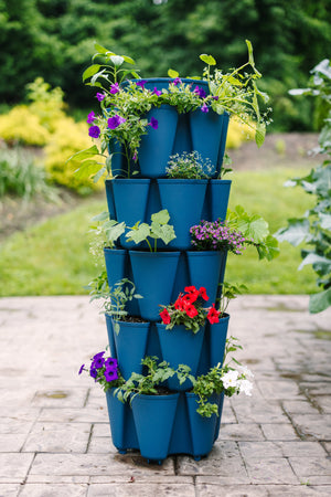 5 Tier GreenStalk Original Vertical Planter | Blueberry (Basic Texture) 