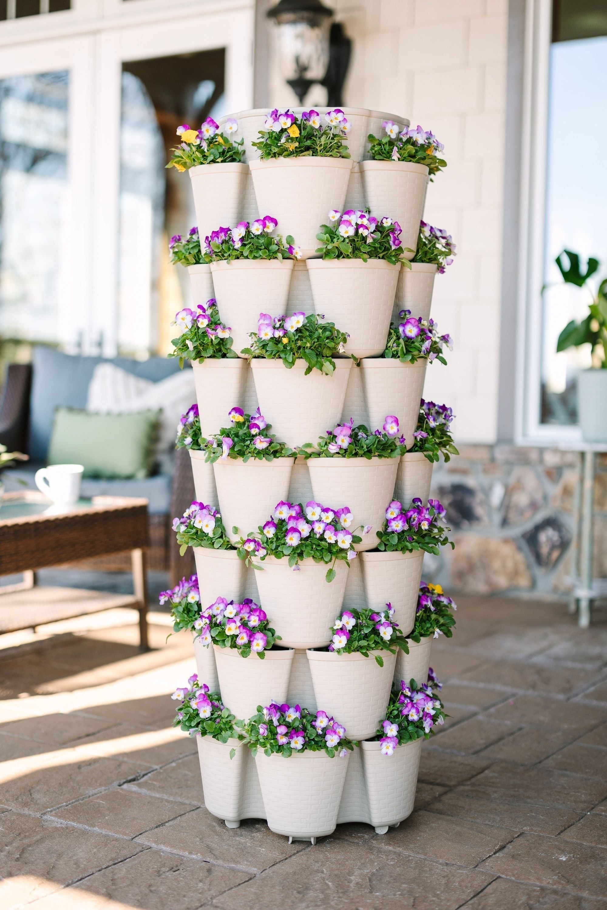 7 leafed house plant 7 Tier GreenStalk Garden Leaf Vertical Planter