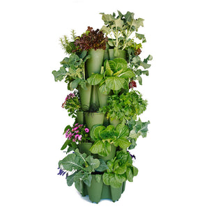 5 Tier GreenStalk Original Vertical Planter Green