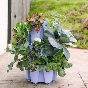 3 Tier GreenStalk Original Vertical Planter | Lilac (Basic Texture) 