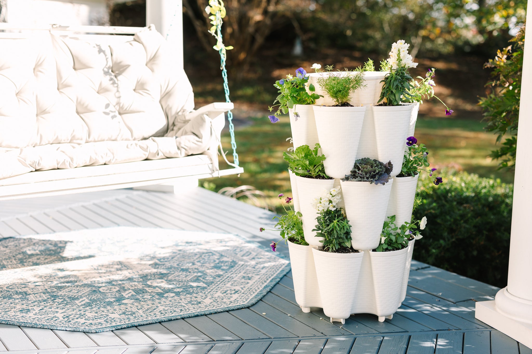 3 tier pot planter 3 Tier GreenStalk Garden Original Vertical Planter
