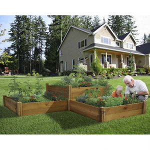 Modular Raised Garden Bed 48x48x13 - Two Level