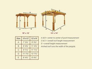 Pergola In A Box dimensions