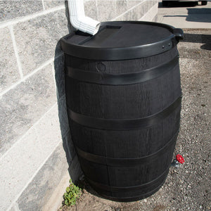 55 Gallon Premium Eco Flat Back Rain Barrel