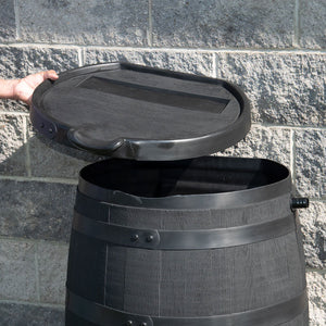 55 Gallon Premium Eco Flat Back Rain Barrel