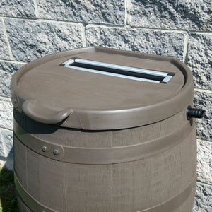 55 Gallon Premium Flat Back Rain Barrel
