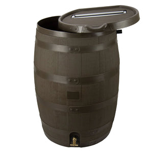 55 Gallon Premium Flat Back Rain Barrel