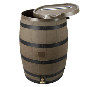 55 Gallon Premium Flat Back Rain Barrel